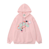 Women Hoodie Printed Hoodie Girls Autumn and Winter Loose Leisure