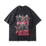 Men T Shirt Street Printing Short-Sleeved T-shirt Women's Hiphop Top