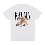 Karma Is A Cat Swift Vintage T-shirt Music Tour Cotton Men