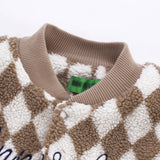 Men Cotton Mixed Jacket Coat Berber Fleece Coat Men's Autumn and Winter Loose Cotton Coat