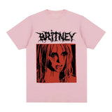 Britney Spears Metal Rock Graphic T-shirt Men Women Fashion