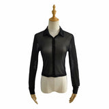 Women T-Shirt Long Sleeve Shirt Women Solid Color Cardigan Top