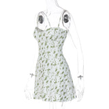 Women's Desses Women's Summer Flower Suspender Skirt Dress