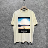 Purple Brand T Shirt Short Sleeve T-shirt Blouse