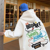 Men Hoodie Retro Hooded Sweater Men's Spring and Autumn Loose Casual Hoodie