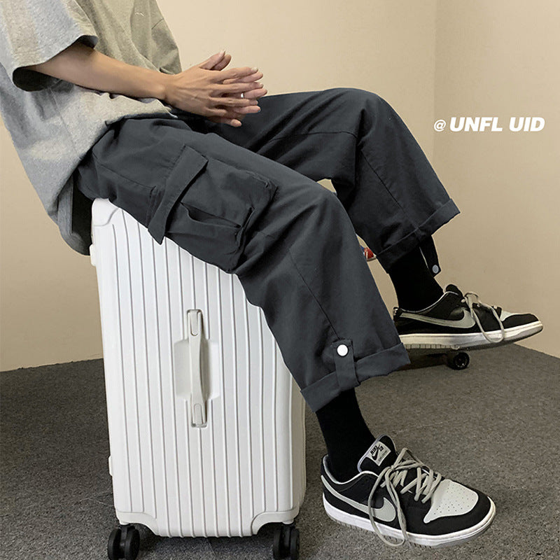 Men Sweatpants Spring Casual Pants Boy Korean Style Fashion Brand