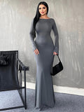 Women Jumpsuit Autumn and Winter Tight Design Simple Slim Fit