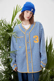 Unisex Jacket Autumn Houndstooth Hemming Coat Women's Clothing