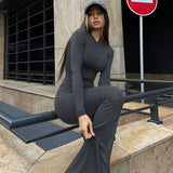 Women Jumpsuit Women's Winter Fashion Zipper Sports Jumpsuit