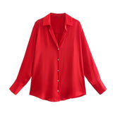 Women T-Shirt Summer Shirt Loose Long Sleeve Top