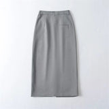 Women Skirt Retro Skirt Women's All-Match Design Suit Dress