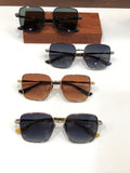 Chrome Hearts Sunglasses Simple Atmospheric Titanium Casual Sunglasses