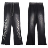 HS Outfit: Hoodie/Sweatpants (Separate Purchase Options) Vintage Distressed