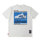 Men T Shirt Short Sleeve T-shirt Men and Women High Street Loose Couple