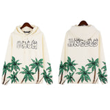 Palm Angle Hoodie Palm Angels Letter Cut Hooded Sweater Men's and Women's Hoodies Coat