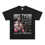 Mike Tyson T Shirt Boxer Retro Short Sleeve