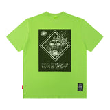 Men's T Shirt Printed Short-Sleeved T-shirt Men's and Women's Retro Loose Top