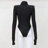 Women Jumpsuit Long Sleeve Sexy Slim Fit