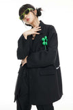 Unisex Jacket Autumn Detachable Small Flower Suit Women's Clothing