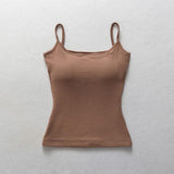 Women Camisole Sexy Chest Pad Camisole