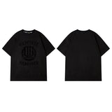 Men T Shirt Fashion Brand Printing Casual Short Sleeve T-shirt Men and Women College Style Vintage