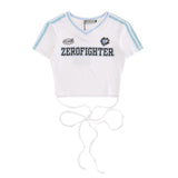 Women T-shirt Letter Printed Short T-shirt Women's Summer Casual
