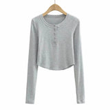 Women T-shirt Long Sleeve Pullover T-shirt Top