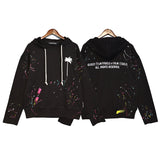Palm Angle Hoodie Palm Angels Coconut Splash-Ink Letters Printed Hoodie Men and Women