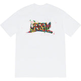 Mens T-shirts 20SS Paint Logo Tee Painted Inkjet Graffiti LOGO Short Sleeve T-Shirt
