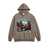 Men Long Sleeve Shirt Vintage Hiphop Printed Hoodie Men's and Women's Loose All-Match Hoodie