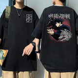Summer Loose Harajuku Cotton Short Sleeve Japanese Anime