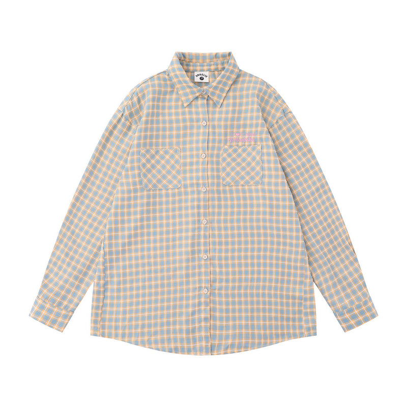 Men Long Sleeved T Shirt Men's Casual Loose Spring and Autumn Embroidered Long Sleeve Shirt