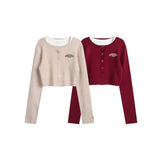 Unisex Jacket Autumn Short Knitted Sweaters Women's Clothing