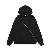 Men Hoodie Patchwork Hoodie Men's Trendy Fashion Loose