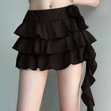 Women Skirt Spring Ribbon Girl Youth Short Skirt