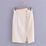 Women Skirt Women's Spring and Autumn Mid-Length Hip Skirt