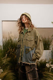 Unisex Jacket Fall Vintage Denim Jacket Women's Clothing