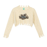 Women Sweater Short Sweater Spring and Autumn Casual Girls' Sweater