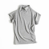 Women T-Shirt Summer Knitted Pullover Short Sleeve Short Sleeve T-shirt Top