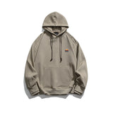 Unisex Hoodie Japanese-Style Retro Loose Hooded Sweater for Men and Women Couple