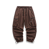 Unisex Pants Autumn Zipper Pocket Overalls