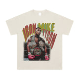 Mike Tyson T Shirt Boxer Retro Short Sleeve