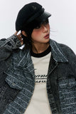 Unisex Jacket Fall Classic Style Washed Coat Women's Clothing