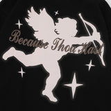 Men Hoodie Cupid Printed Sweater Men's Spring and Autumn Long Sleeve