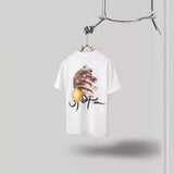Men T-shirts Travis Scott Cactus Jack x Utopia Utopia Joint Hot Hand Print Short Sleeve T-Shirt