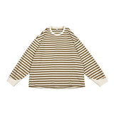Unisex Hoodie Retro College Style Loose round Neck Sweater Men's Top