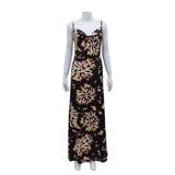 Women Desses Printing Slip Dress Beach Dress