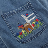 Men Denim Jacket Men's Lapel Shirt Jacket Spring and Autumn