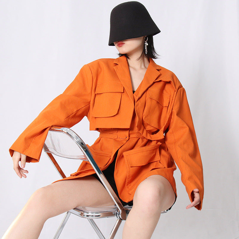Frankie Shop Hourglass Blzer Suit Jacket Autumn Loose Casual