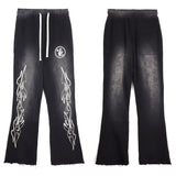 HS Outfit: Hoodie/Sweatpants (Separate Purchase Options) Vintage Distressed Suit Men and Women